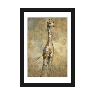 «Summer Safari Giraffe», impression sur toile