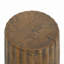 Table d'appoint intérieure MGO - Table de bout durable de style souche d'arbre pour patio, jardin, salon, hauteur 16,61 po