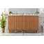 Ensemble de meuble-lavabo 59,8 po avec lavabo en céramique, style américain traditionnel, pieds en bois, structure en panneau de fibres à densité moyenne, portes à fermeture en douceur avec tablette réglable en forme de U, patins en plastique