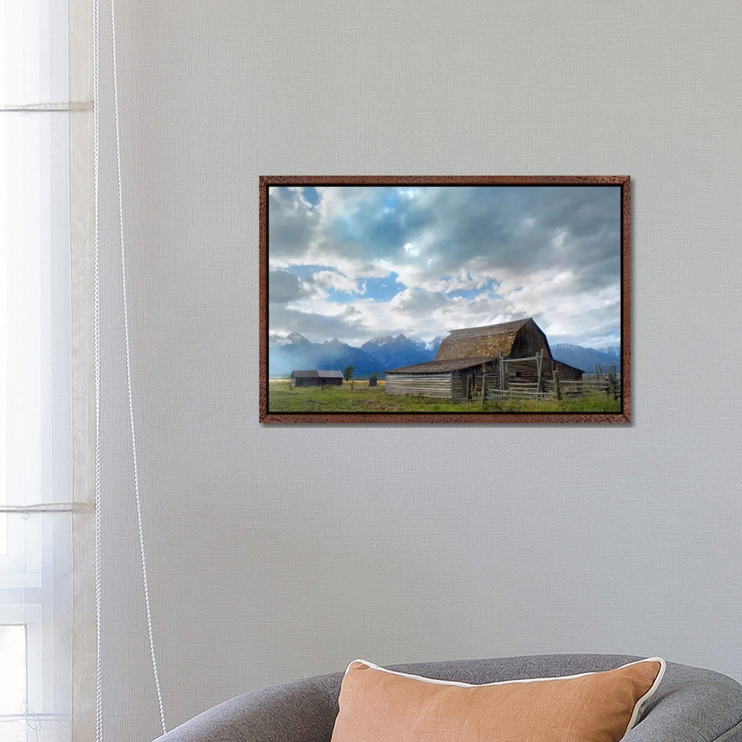 Mormon Row Barn, Grand Teton National Park, Wyoming I by Tim Fitzharris - Gallery-Wrapped Canvas Giclée on Canvas