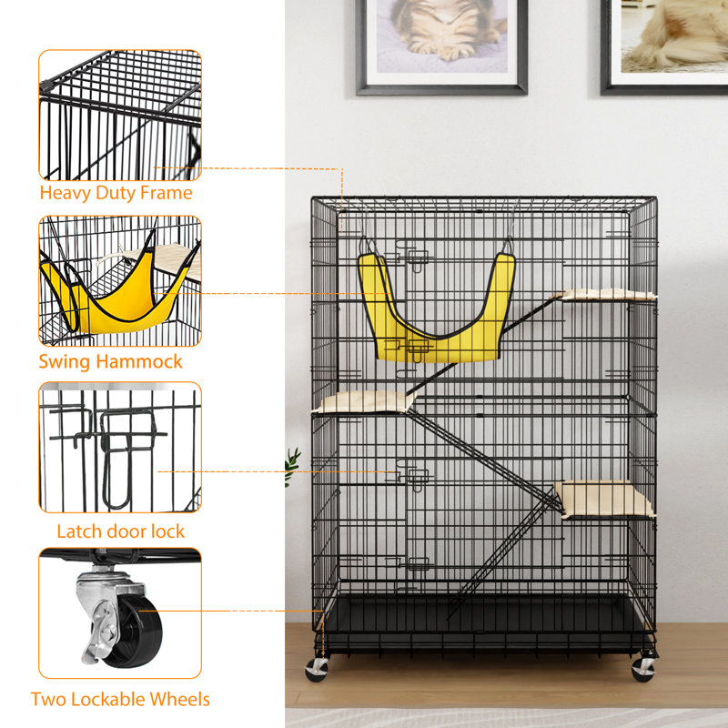 Cage à chat Dekon