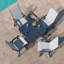 Amilcar 4 - Person Patio Dining Set with Square Table