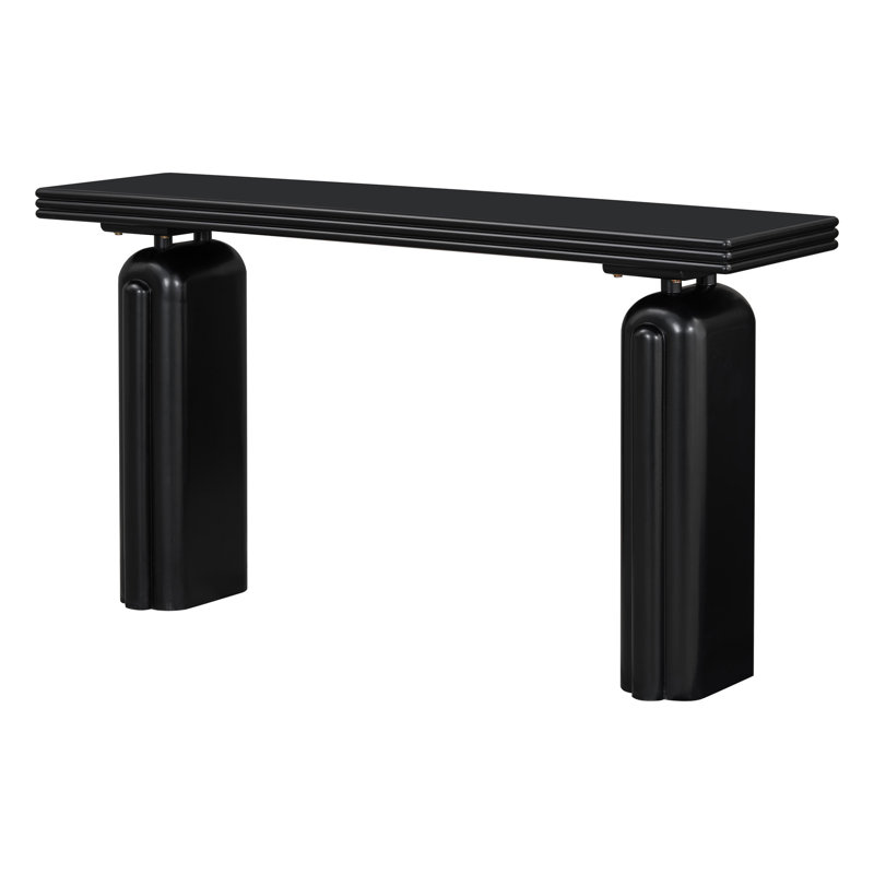 Acacia Veneer Console Table,Suitable For Entryway, Hallway, Living Room, Foyer, Corridor