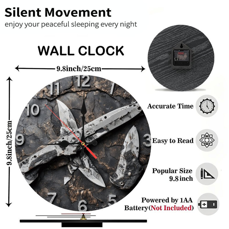 Horloge avec aiguilles