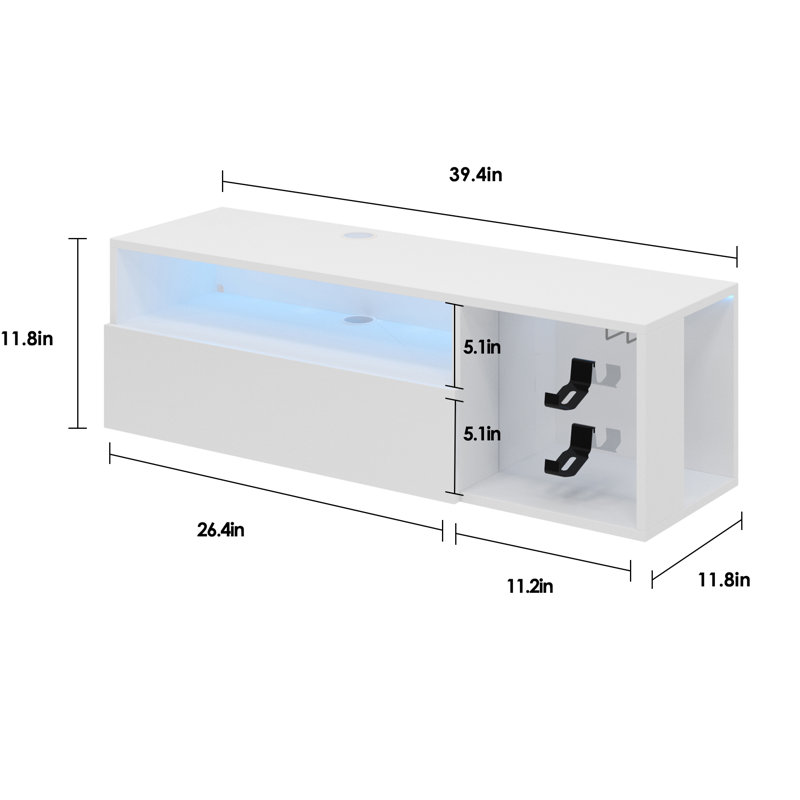 Vernida Floating TV Stand for TVs up to 32"