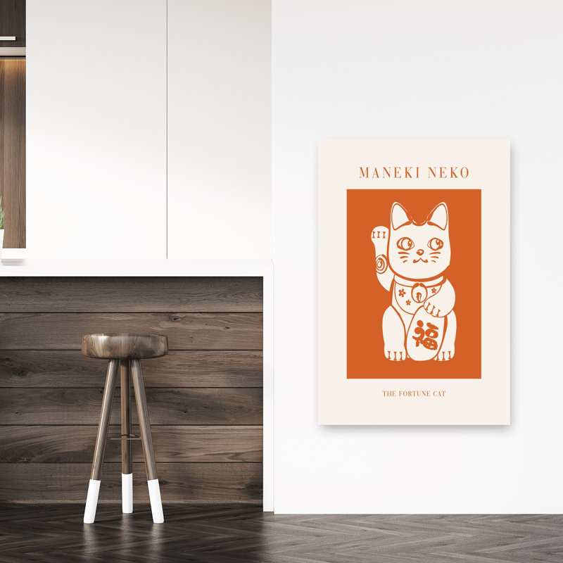 Chat maneki neko, H 48 po x l 32 po