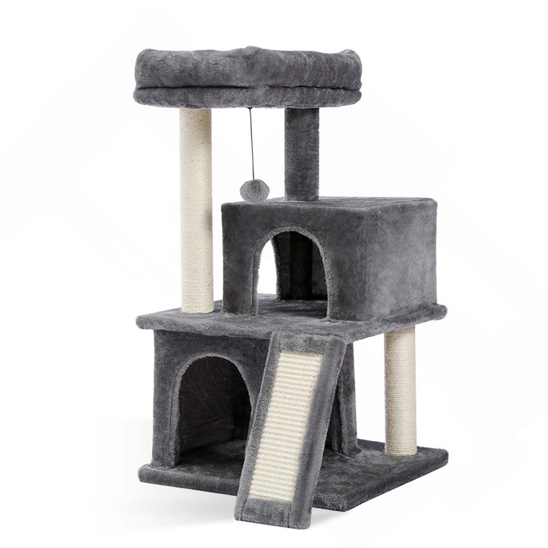 Arbre à chat 34 pouces, Gris