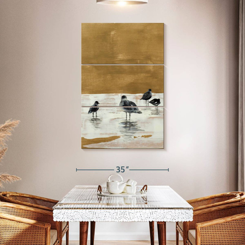 Brampt Seagulls Chillin', 65" H x 42" W