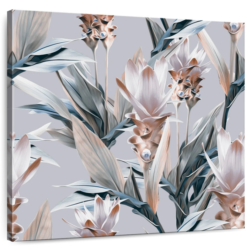 Harnek Exotic Flowers, 33" H x 33" W