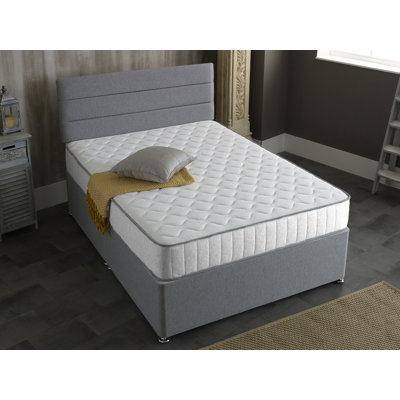 Brevyn Victoria White Castle Hybrid Spring And Memory Fibre Mattress