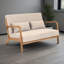 Canapé-causeuse, causeuse pour salon moderne de style Mid-Century-1648792020