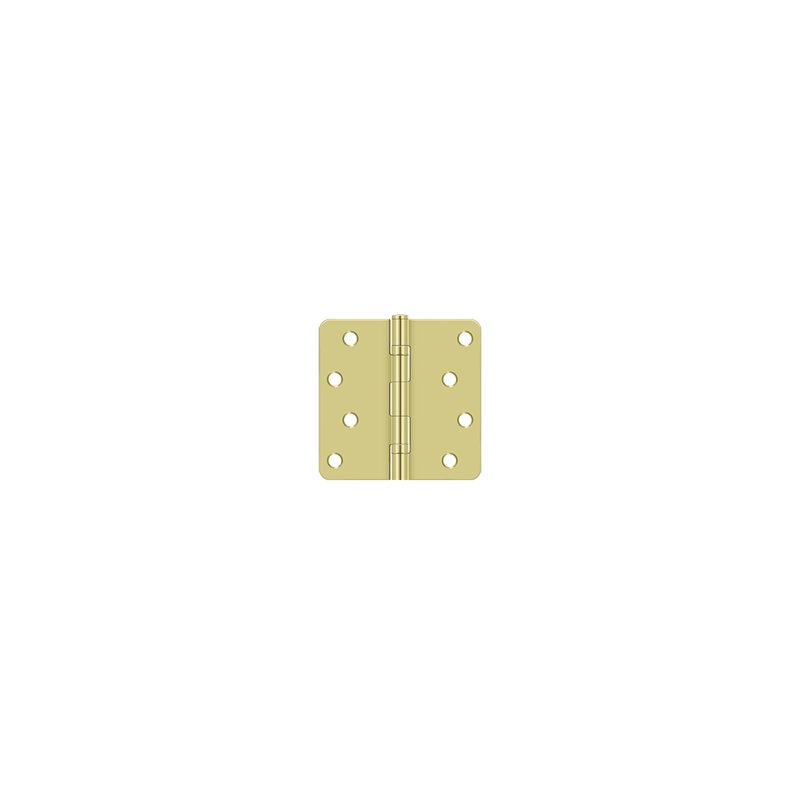 Steel Hinge, Polished Brass