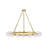Coco 18-Light Single Tier Chandelier w/ Crackle Glass Globes
