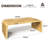 Kievie 48" W Burl Wood Coffee Table – Handcrafted Elegance with Sleek Curves-106480592