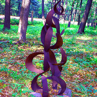 Art de jardin croissants