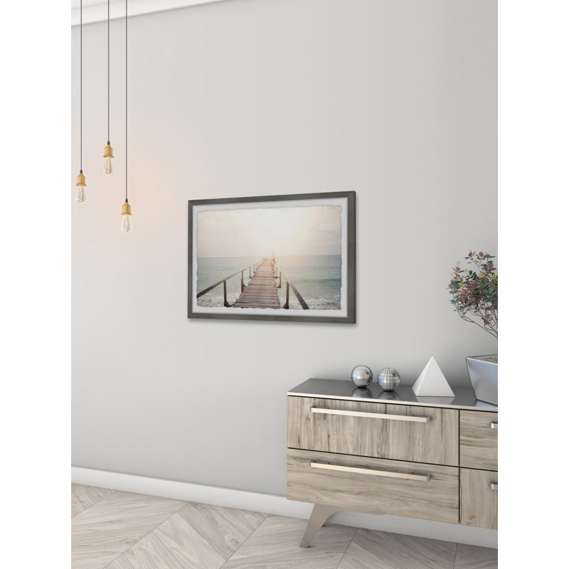 Into The Light - Single Picture Frame Print, 38cm H x 45cm W x 3.81cm D