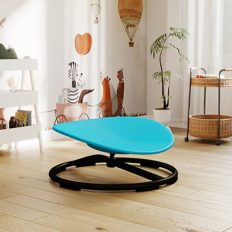 Sensory Chair for Autistic Kids and ADHD Teens, 360° Rotation, Heavy Duty 220 Lb Capacity, Blue, Blue