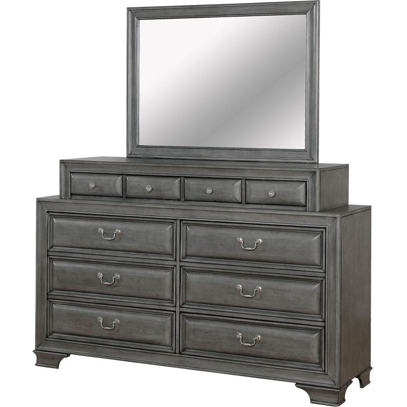 Aimara 66.75'' W 10 - Drawer Dresser, Gray