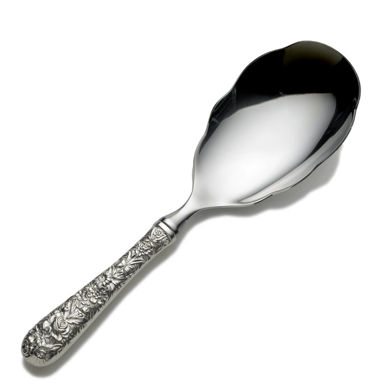 Repousse Serving Spoon with Hollow Handle