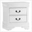 Table de chevet classique de style Louis-Philippe avec tiroirs, design traditionnel pour des meubles de chambre à coucher élégants-1028454308