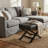 Porto Faux Leather Ottoman-47385264
