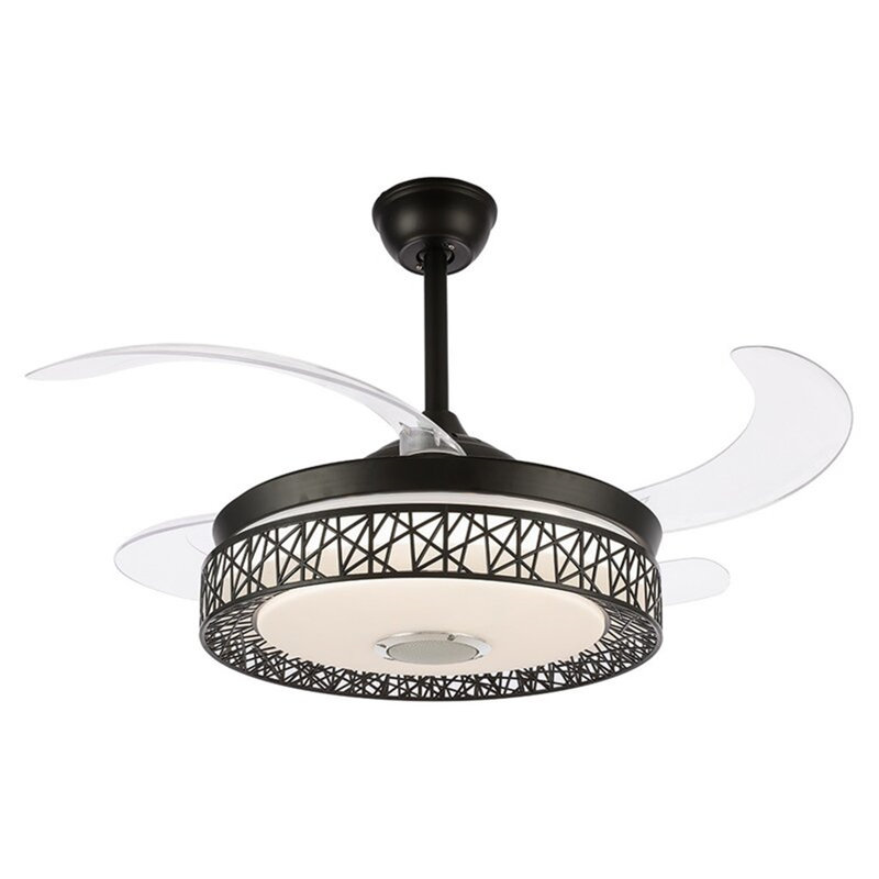Adryn 42'' Bluetooth Ceiling Fan with LED Lights and Music Player