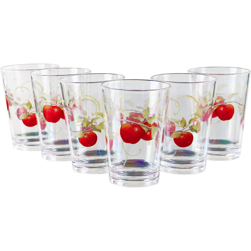 Harvest Apple 8 oz. Acrylic Drinking Glass