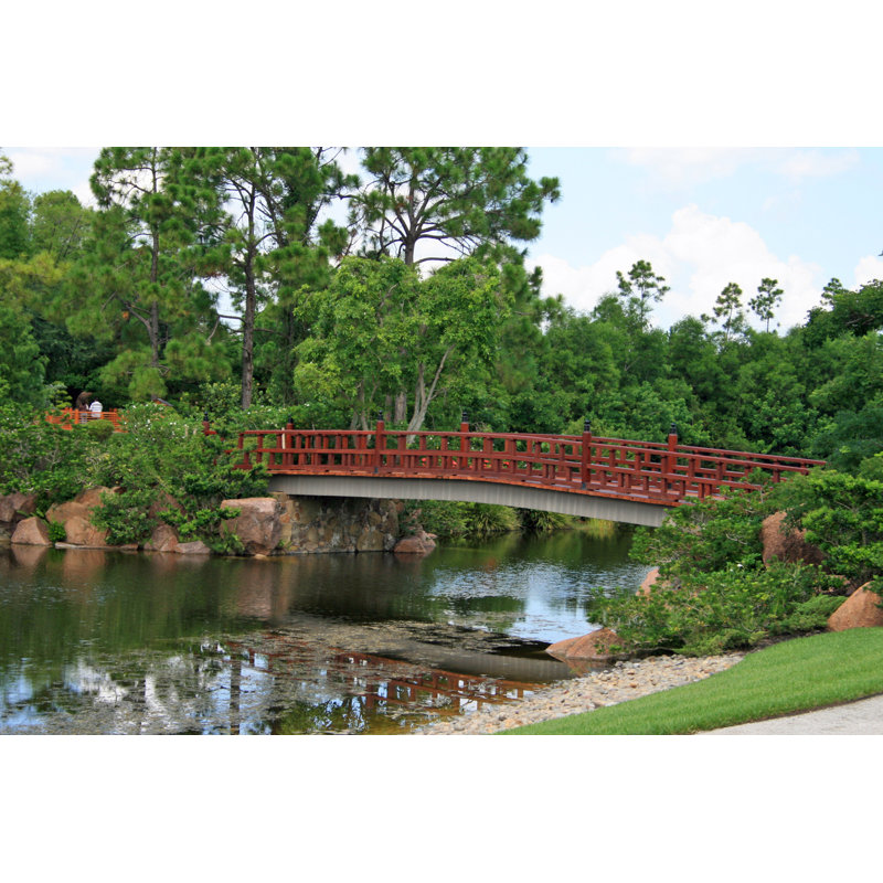 Asian Bridge - Wrapped Canvas Print, 30cm H x 46cm W