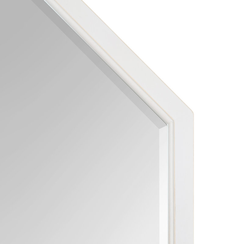 Miroir d'appoint Sarratt, Blanc, 36 po x 24 po