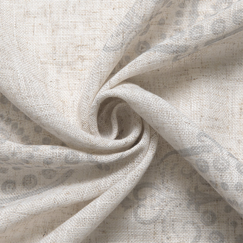 Bagley Semi Sheer Curtain Panel Pair, Grey