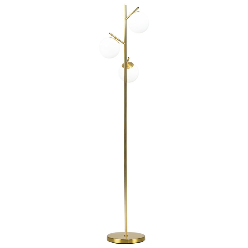 Lampe sur pied à branches 3 lumières Modern