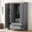 Armoire moderne en bois manufacturé massif