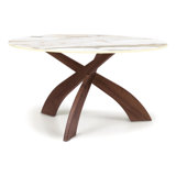 Entwine Chat Tables - Round Sintered Stone Top Table