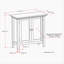 Redmond - Armoire de rangement basse - Blanc