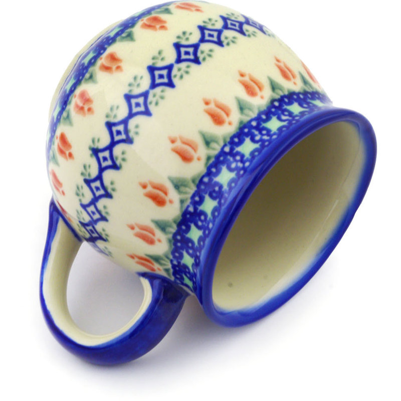 Tulipes et diamants 12 oz Tasse à café Bubble
