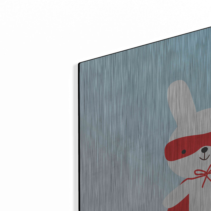 Trinx «Rabbit Super Artero» par Ann Kelle Designs, art mural en métal, H 24 po x l 24 po