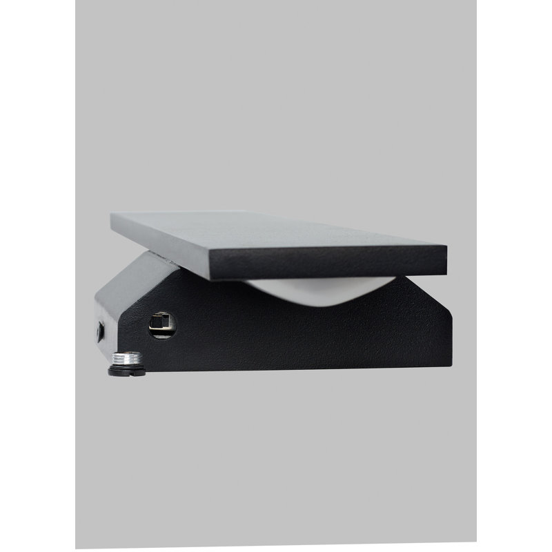Blade 1 - Light LED Outdoor Armed Sconce, Black