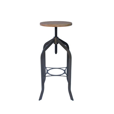 Hidalgo Swivel Counter Stool with Metal Frame