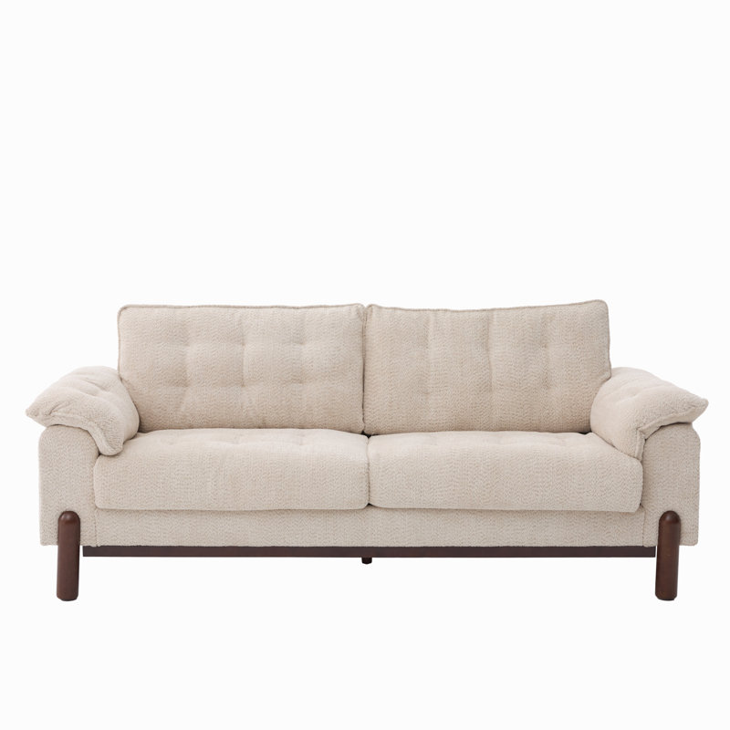 Canapé 83,5 po, Beige bouclé