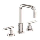 East Square Widespread Bathroom Faucet with Drain Assembly