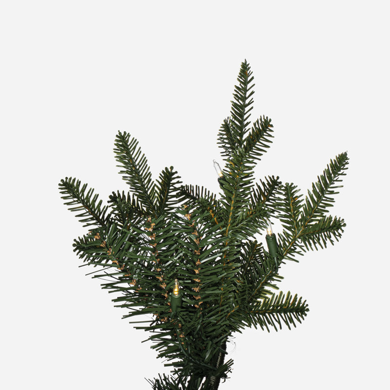 8.5" H Green Realistic Artificial Fir Christmas Tree with 1000 Lights LED Lights, 8.5' H