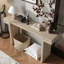 Console rustique à finition bois vieilli-702876149
