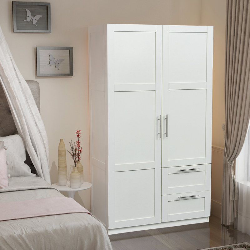 Armoireu, Blanc, H 71 po x l 39 po x P 19,4 po
