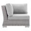 Chaise de coin d'extérieur Conway Sunbrella-712126393