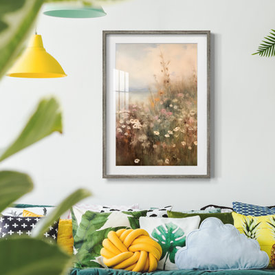 Vintage Floral Print XLVIII -Framed Print