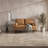58" Faux Leather Square Arm Loveseat-1591697351
