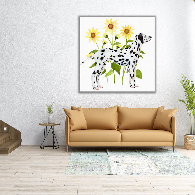 «Garden Trot I», reproduction d'art sur toile, H 16 po x l 16 po