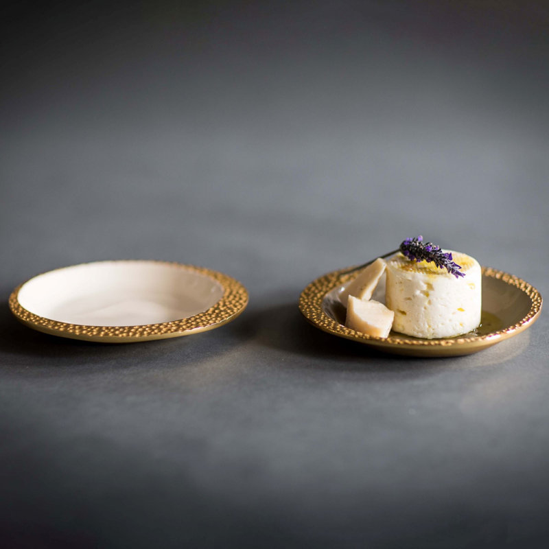 Assiette ronde Cosmos, Huître