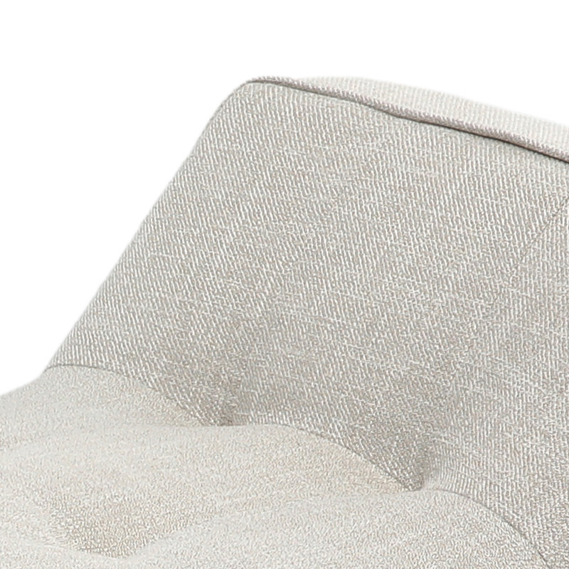 Evelina Chenille Upholstered Bench, Beige