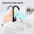 30 Gallon Double Basin Utility Sink Plastic Sink Freestanding Wash Station with Faucet